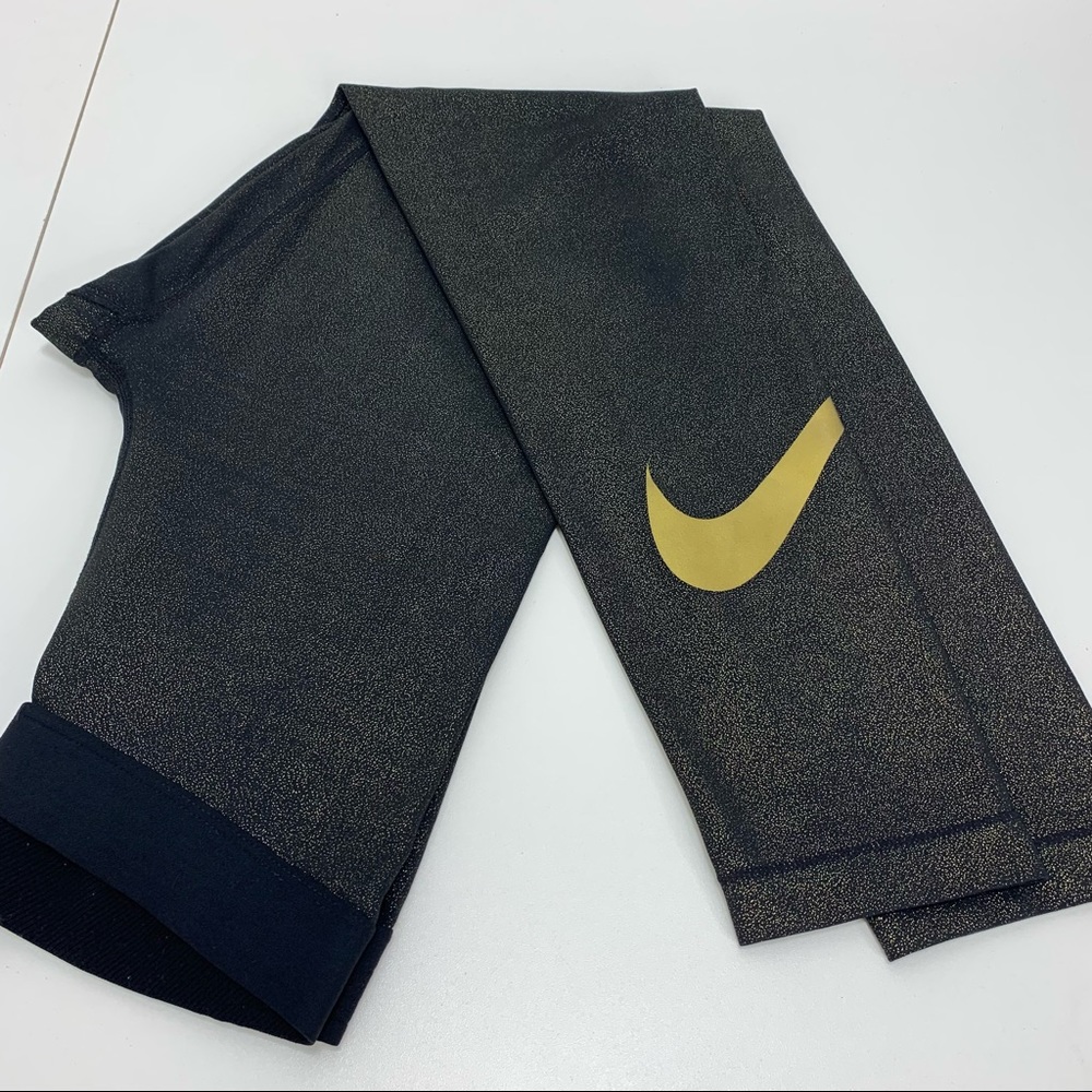 Nike Gold Flake big Swoosh athletic pants